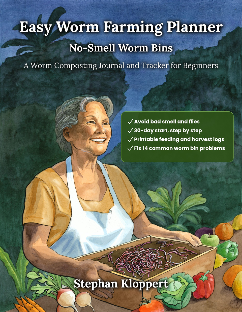 Easy Worm Farming Planner cover by Stephan Kloppert